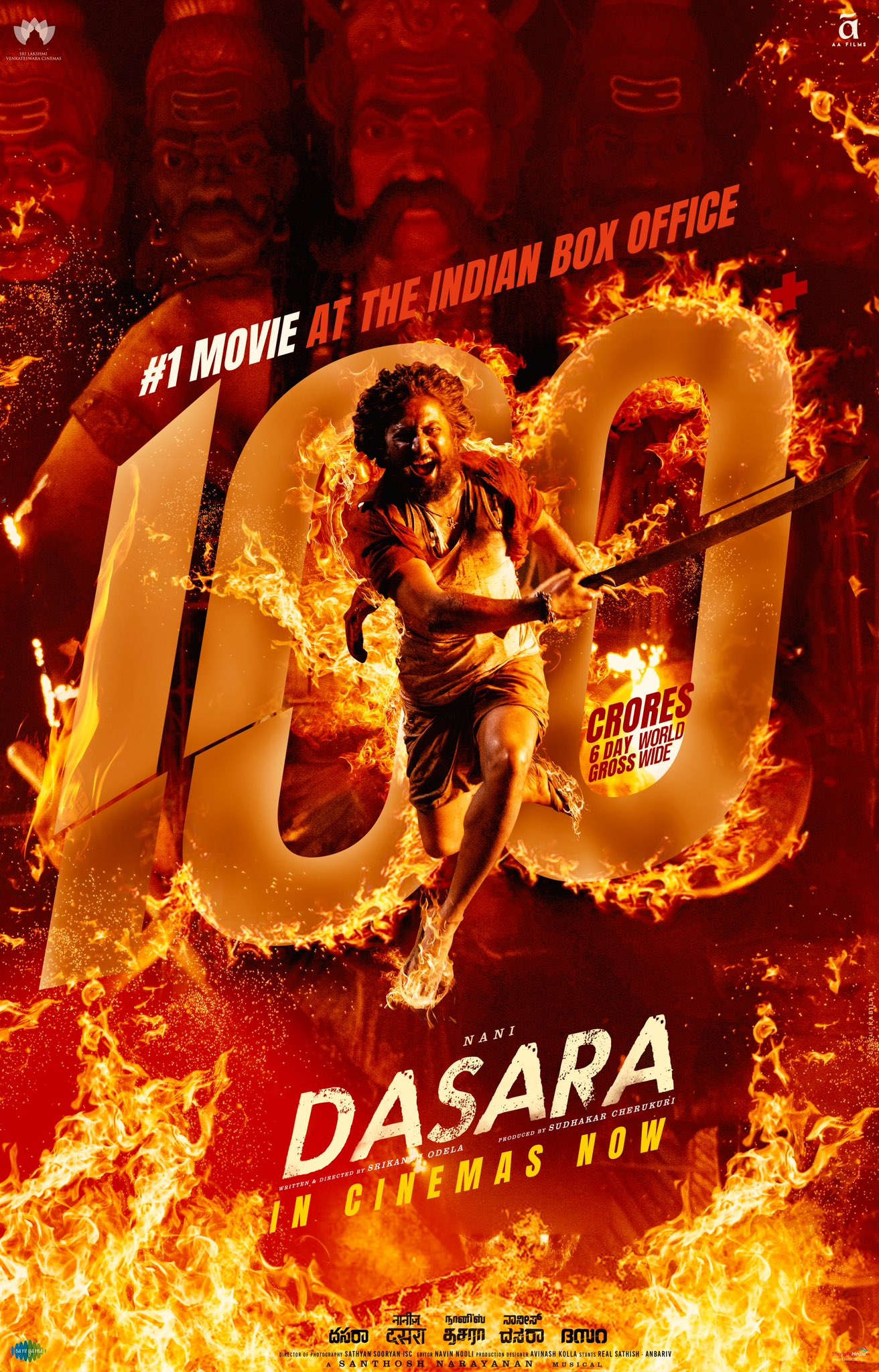 Dasara Review: Nani shines in this action drama👍
